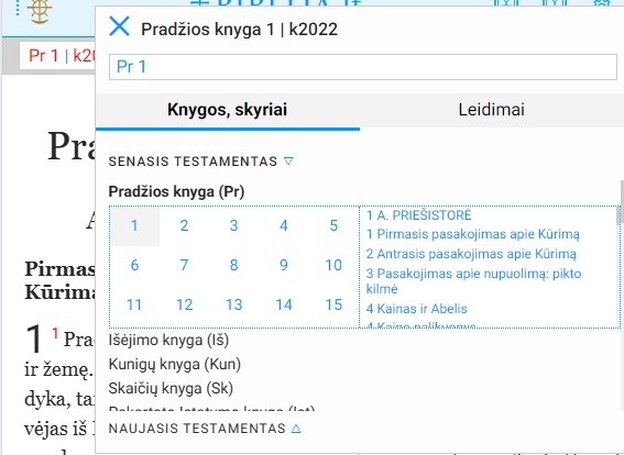 Navigacijos langelis Navigacijos langelis